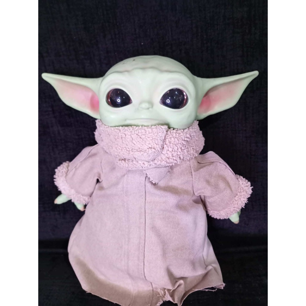 Star Wars The Mandalorian Grogu The Child Plush Toy 11 inch Vinyl Head GWD85